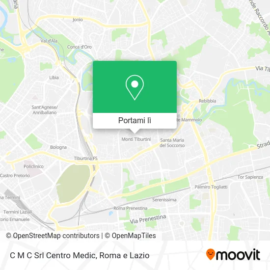 Mappa C M C Srl Centro Medic