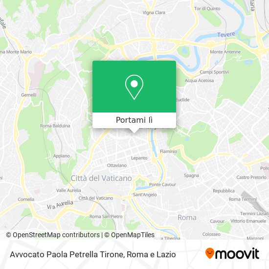 Mappa Avvocato Paola Petrella Tirone