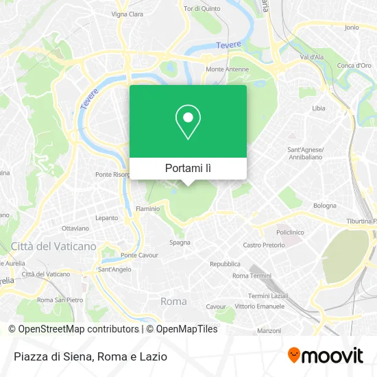 Mappa Piazza di Siena