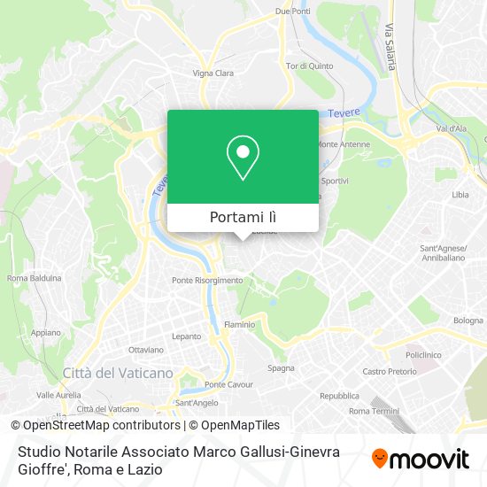 Mappa Studio Notarile Associato Marco Gallusi-Ginevra Gioffre'