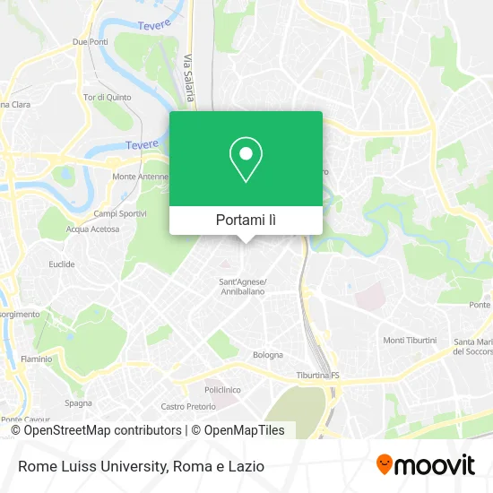 Mappa Rome Luiss University