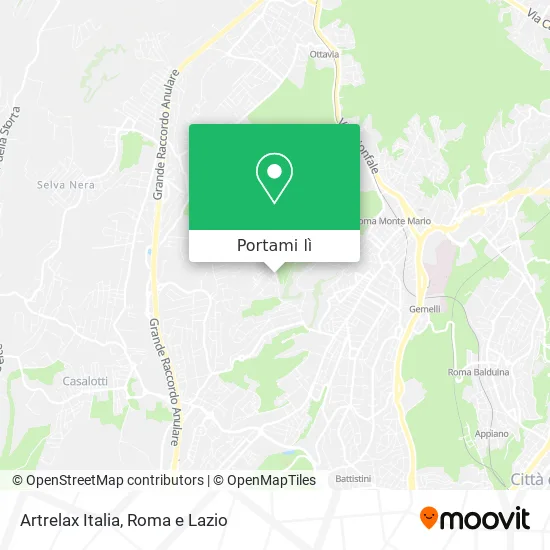 Mappa Artrelax Italia