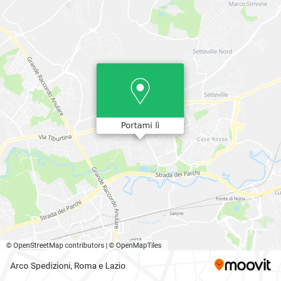 Mappa Arco Spedizioni