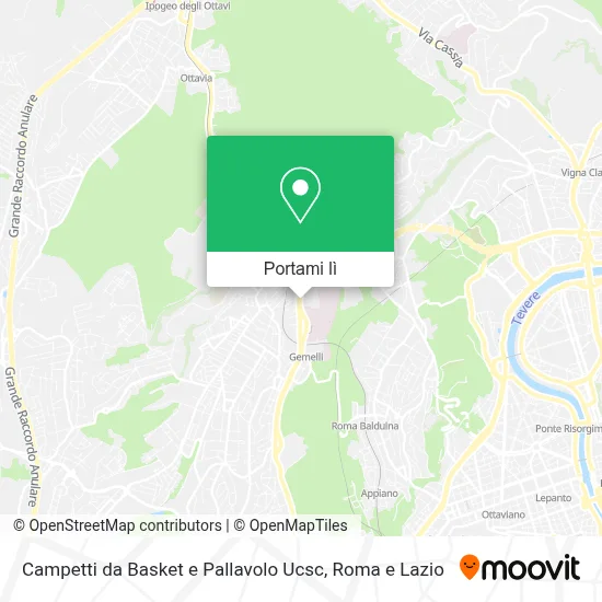 Mappa Campetti da Basket e Pallavolo Ucsc