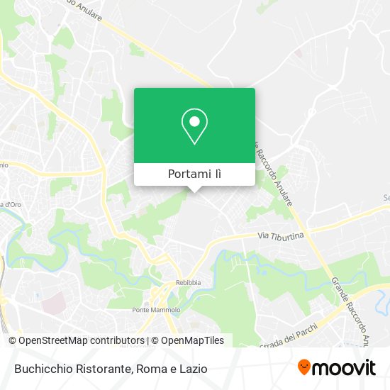 Mappa Buchicchio Ristorante