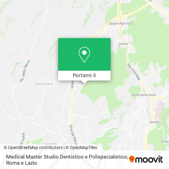 Mappa Medical Master Studio Dentistico e Polispecialistico