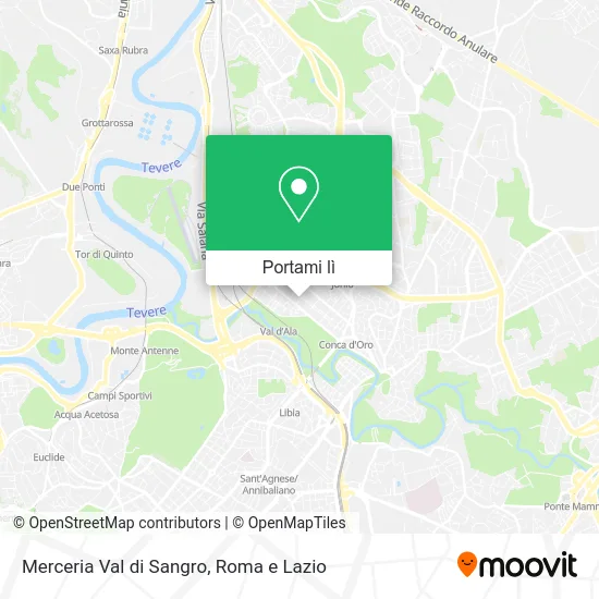 Mappa Merceria Val di Sangro