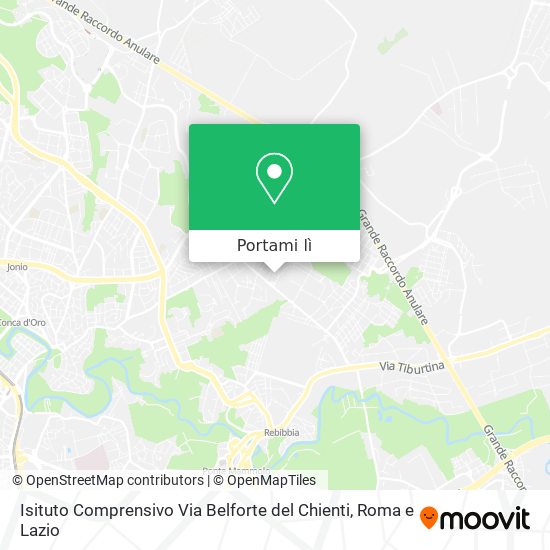 Mappa Isituto Comprensivo Via Belforte del Chienti