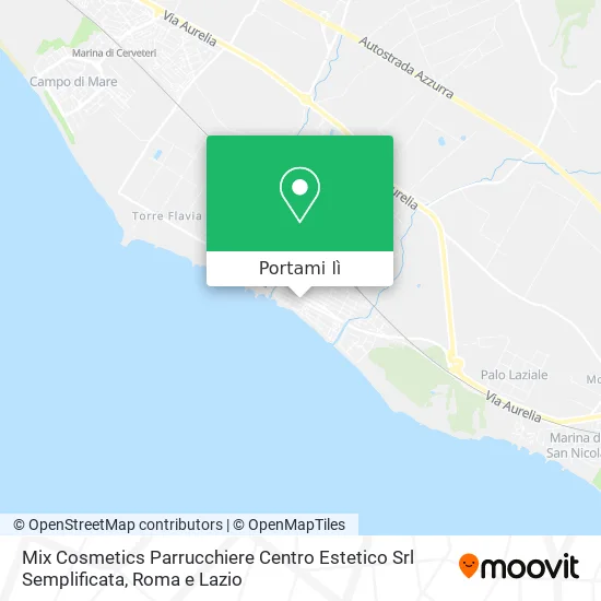 Mappa Mix Cosmetics Parrucchiere Centro Estetico Srl Semplificata