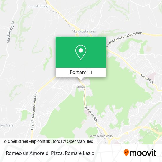 Mappa Romeo un Amore di Pizza