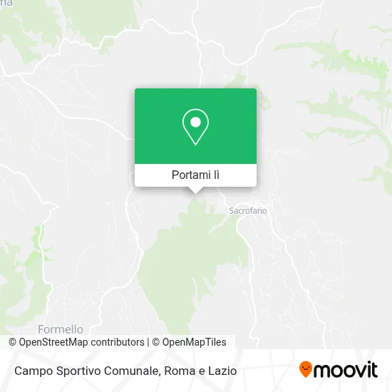 Mappa Campo Sportivo Comunale