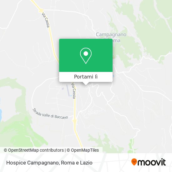 Mappa Hospice Campagnano