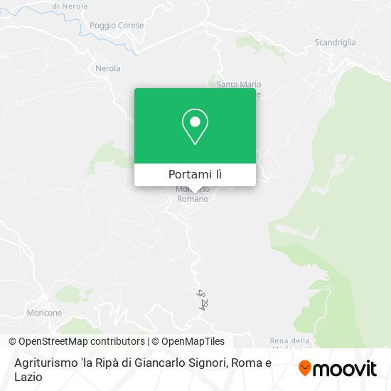 Mappa Agriturismo 'la Ripà di Giancarlo Signori