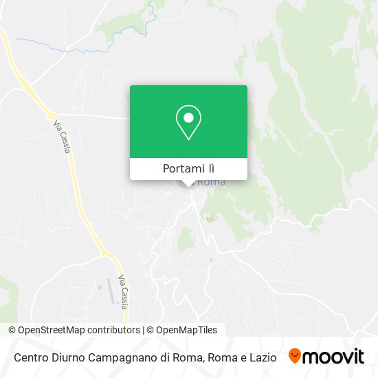 Mappa Centro Diurno Campagnano di Roma