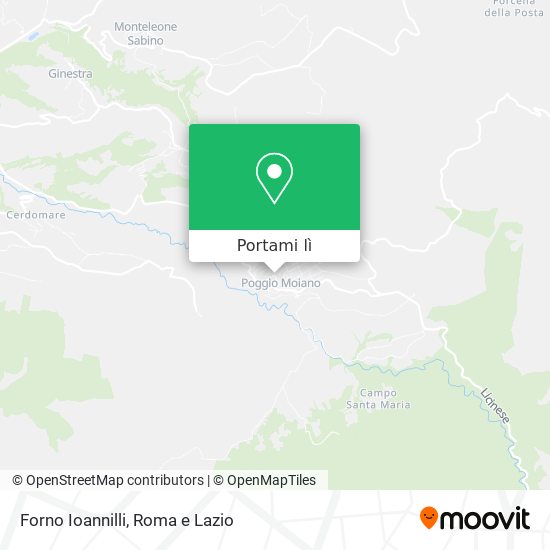 Mappa Forno Ioannilli