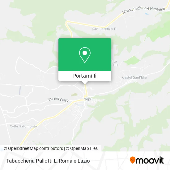 Mappa Tabaccheria Pallotti L