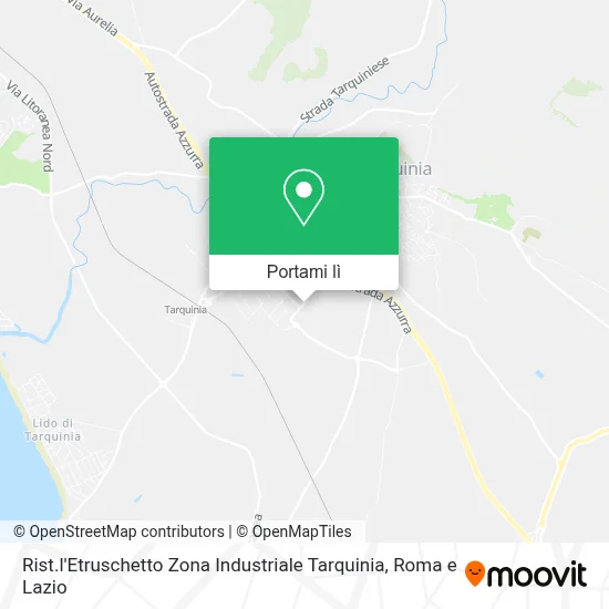 Mappa Rist.l'Etruschetto Zona Industriale Tarquinia