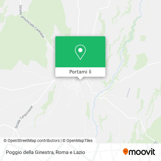 Mappa Poggio della Ginestra