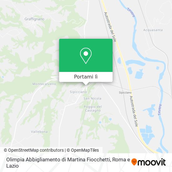 Mappa Olimpia Abbigliamento di Martina Fiocchetti