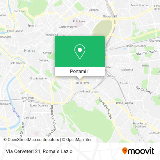 Mappa Via Cerveteri 21