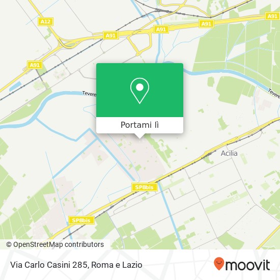 Mappa Via Carlo Casini 285