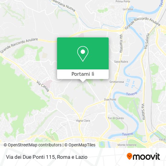 Mappa Via dei Due Ponti 115