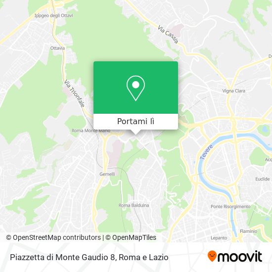 Mappa Piazzetta di Monte Gaudio 8