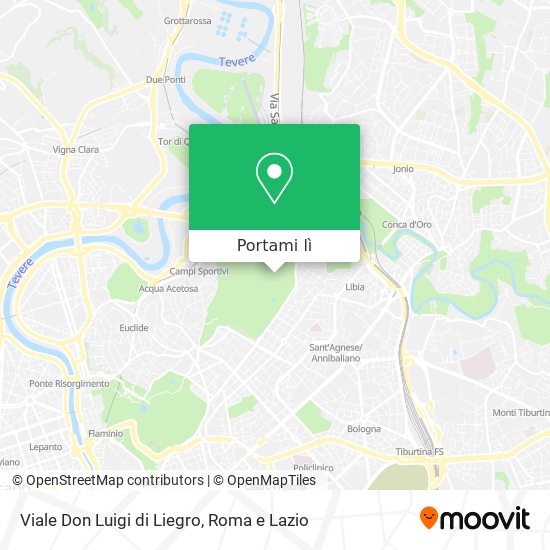Mappa Viale Don Luigi di Liegro