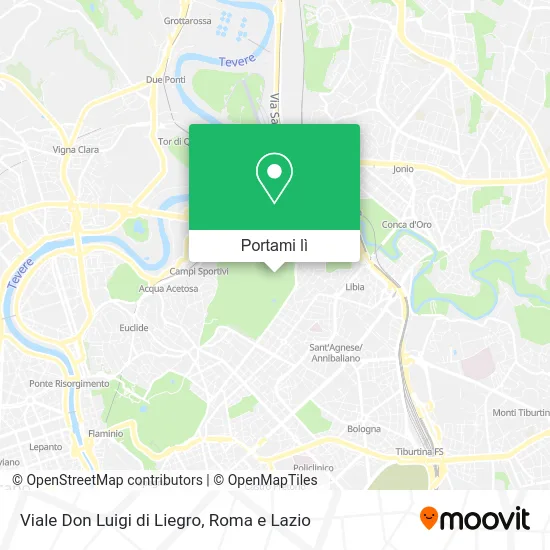 Mappa Viale Don Luigi di Liegro