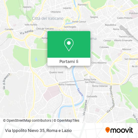 Mappa Via Ippolito Nievo 35