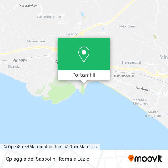 Mappa Spiaggia dei Sassolini