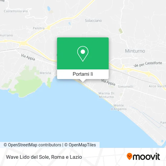 Mappa Wave Lido del Sole