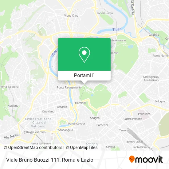 Mappa Viale Bruno Buozzi 111