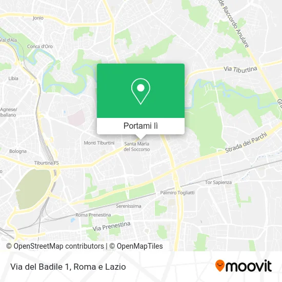 Mappa Via del Badile 1