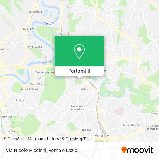 Mappa Via Nicolo Piccinni