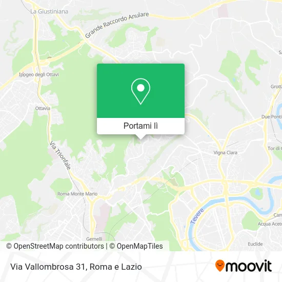 Mappa Via Vallombrosa 31