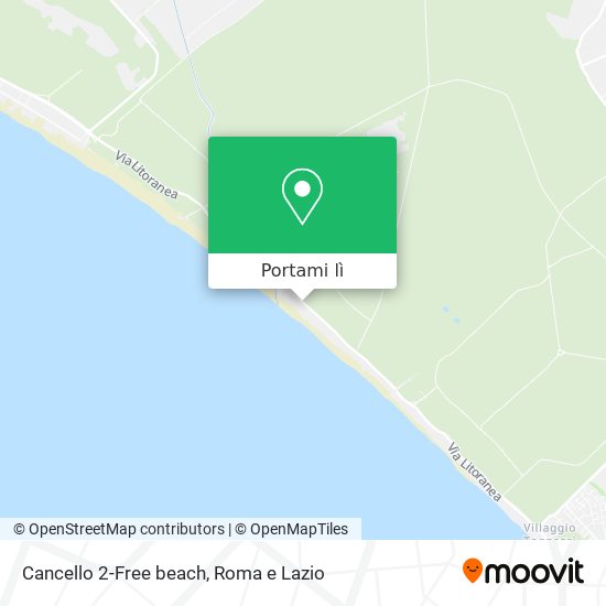 Mappa Cancello 2-Free beach
