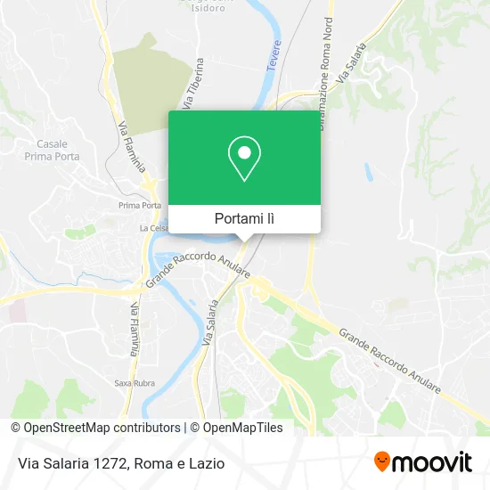 Mappa Via Salaria 1272