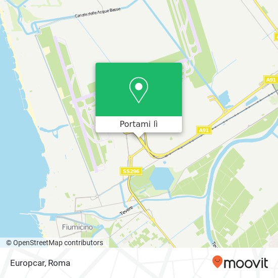 Mappa Europcar