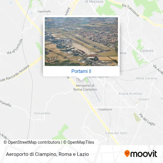 Mappa Aeroporto di Ciampino