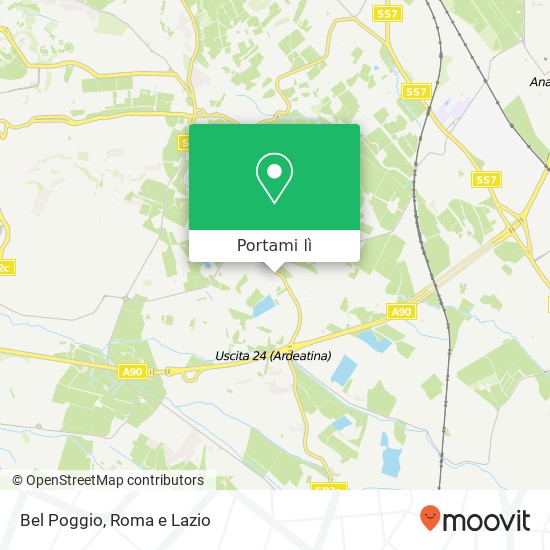 Mappa Bel Poggio