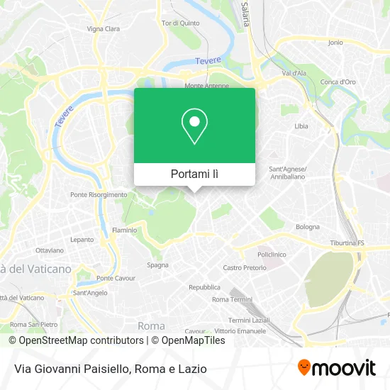 Mappa Via Giovanni Paisiello