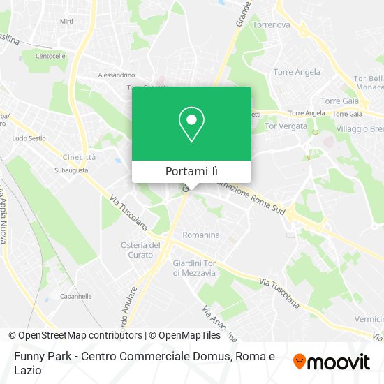 Mappa Funny Park - Centro Commerciale Domus