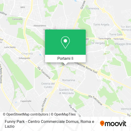 Mappa Funny Park - Centro Commerciale Domus