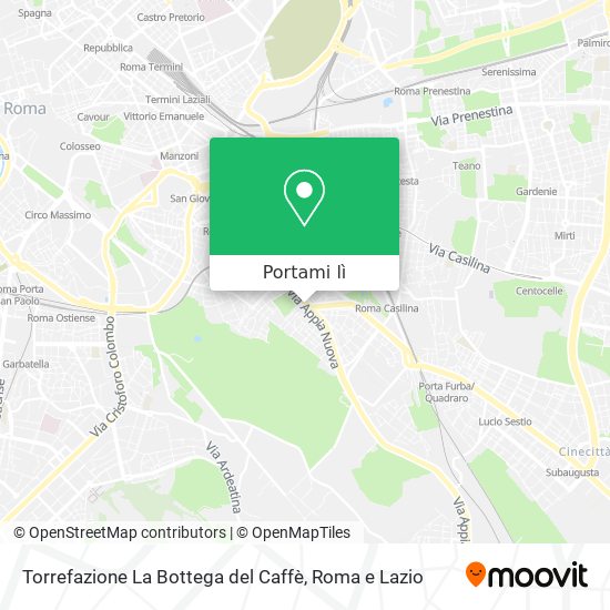 Mappa Torrefazione La Bottega del Caffè