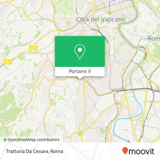 Mappa Trattoria Da Cesare