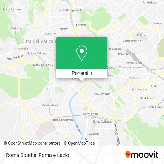 Mappa Roma Sparita