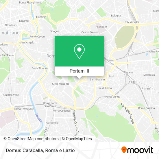 Mappa Domus Caracalla