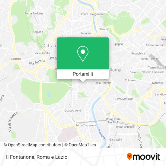 Mappa Il Fontanone