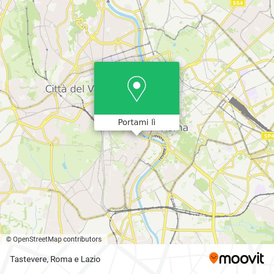 Mappa Tastevere